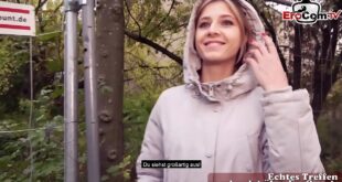 German public pick up and outdoor fuck casting pov