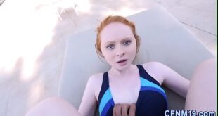 Cfnm redhead cum dumped